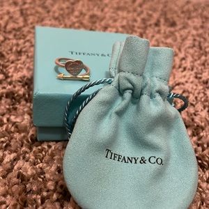 Tiffany lovestruck Heart Tag Ring😍